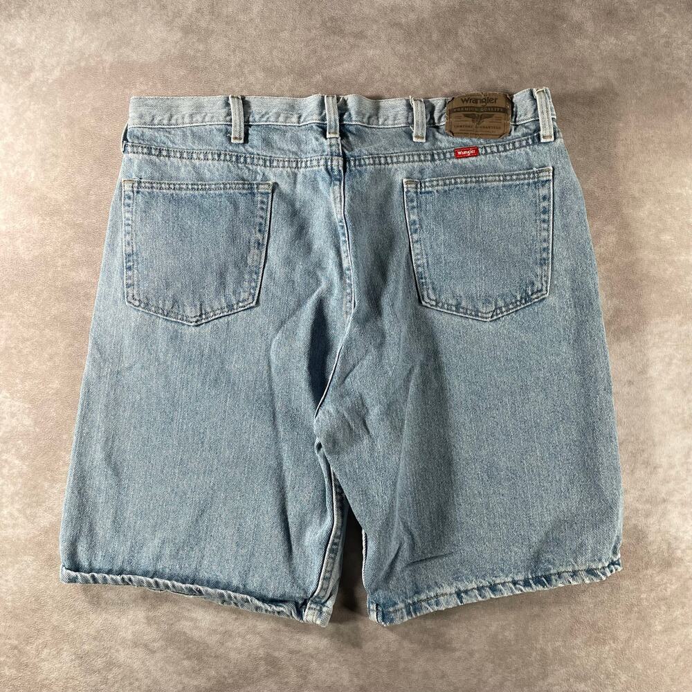 Vintage Wrangler Light Wash Denim Jean Shorts Men’s 38W Y2K Jorts